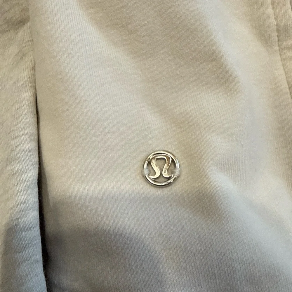 Women's Lululemon Gray Rest Day Pullover Sweatshirt Cowl Neck Sz 6 Flaws